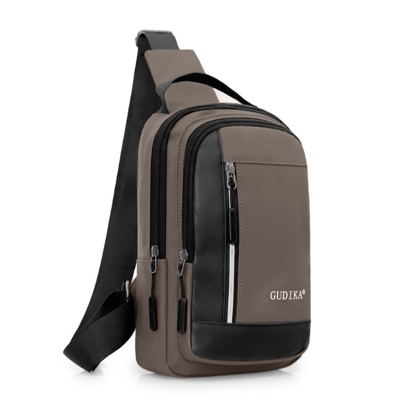 GUDIKA Bags 6862 - Tas Selempang Pria Style Korea Ada Port USB Charger Bahan Waterproof Import