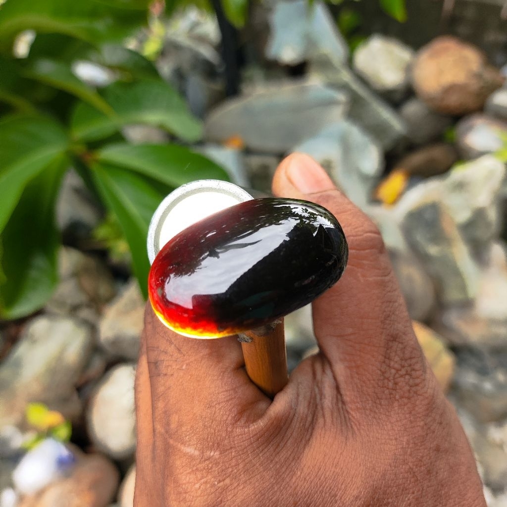 batu kecubung api jumbo