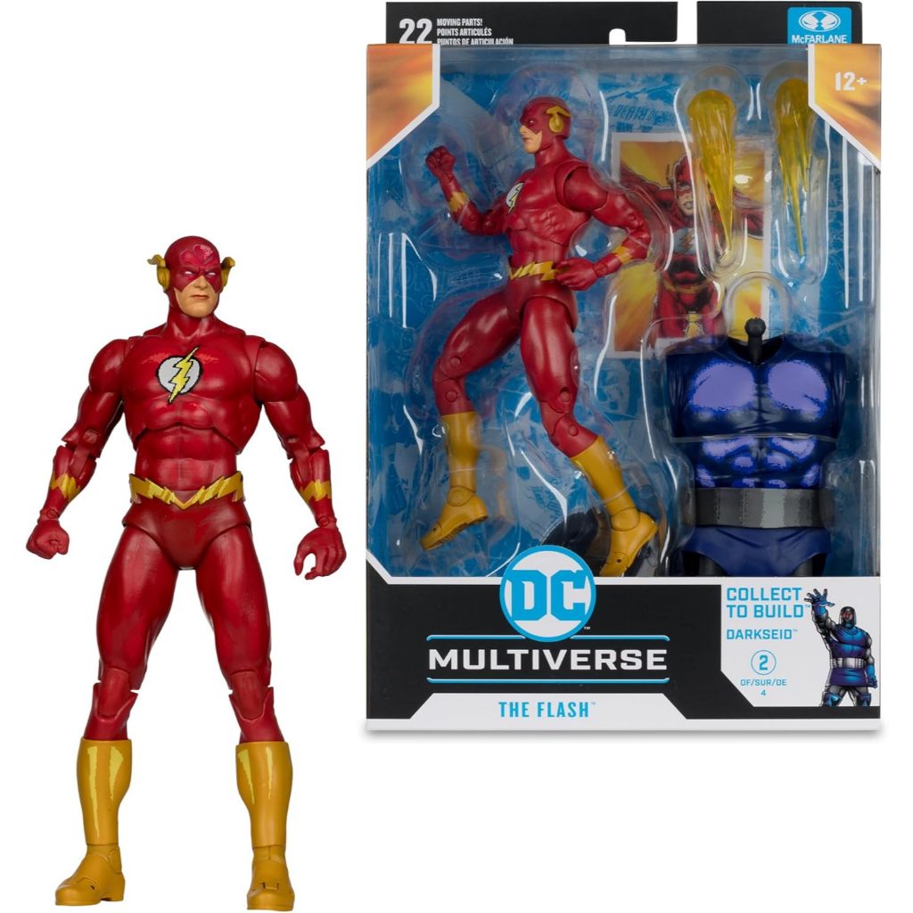 McFarlane Toys - DC Multiverse The Flash (Justice League Task Force) 7in Build-A Figure