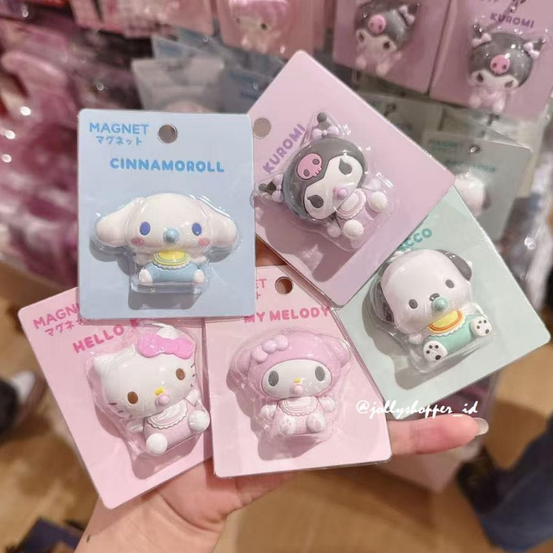 [READY STOCK] Sanrio JAPAN Baby Magnet Kitty Cinnamoroll Pochacco My Melody Kuromi