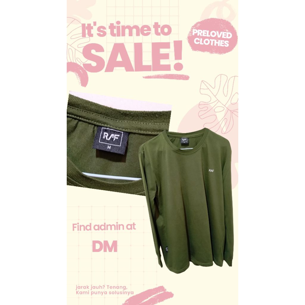 Baju Kaos dari RAF - by Prelovedprndn