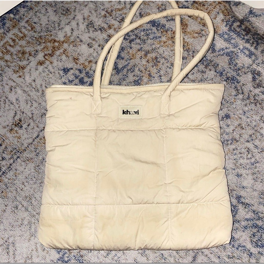 Khuvi cream Tas Kuliah fluffy