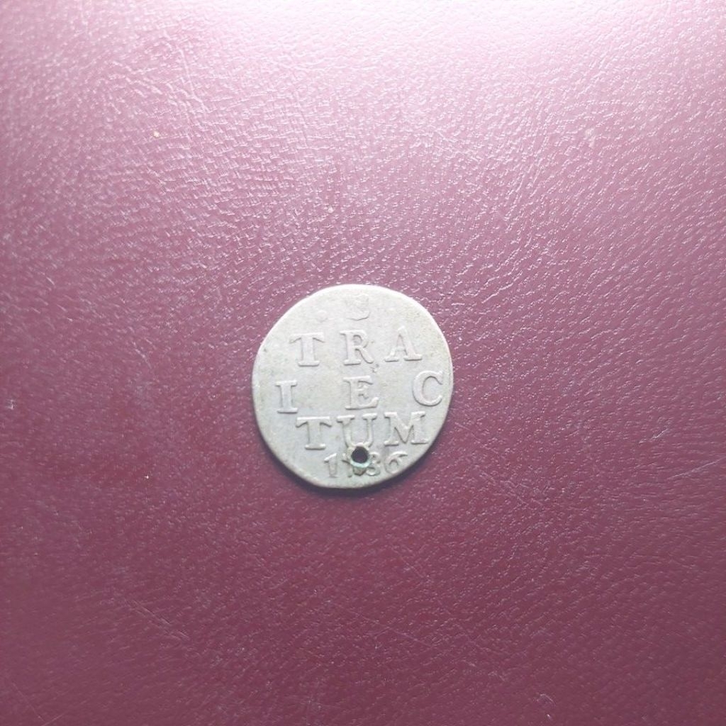 Koin perak Traiectum 1786 asli
