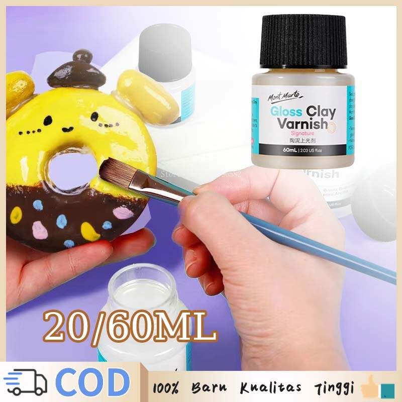Clay Varnish  20ml/60ml Varnish Clay Glossy Varnish Glossy Glossy Clay Varnish