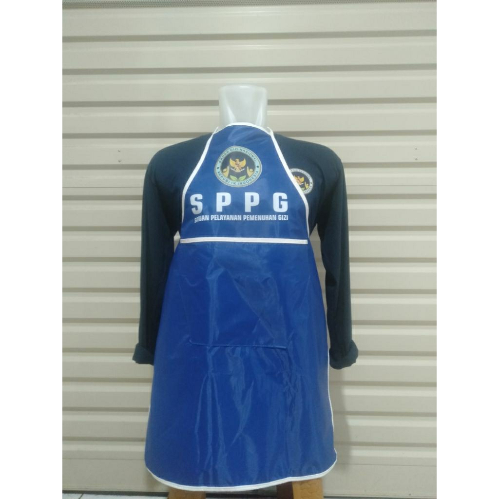 celemek SPPG bahan parasut