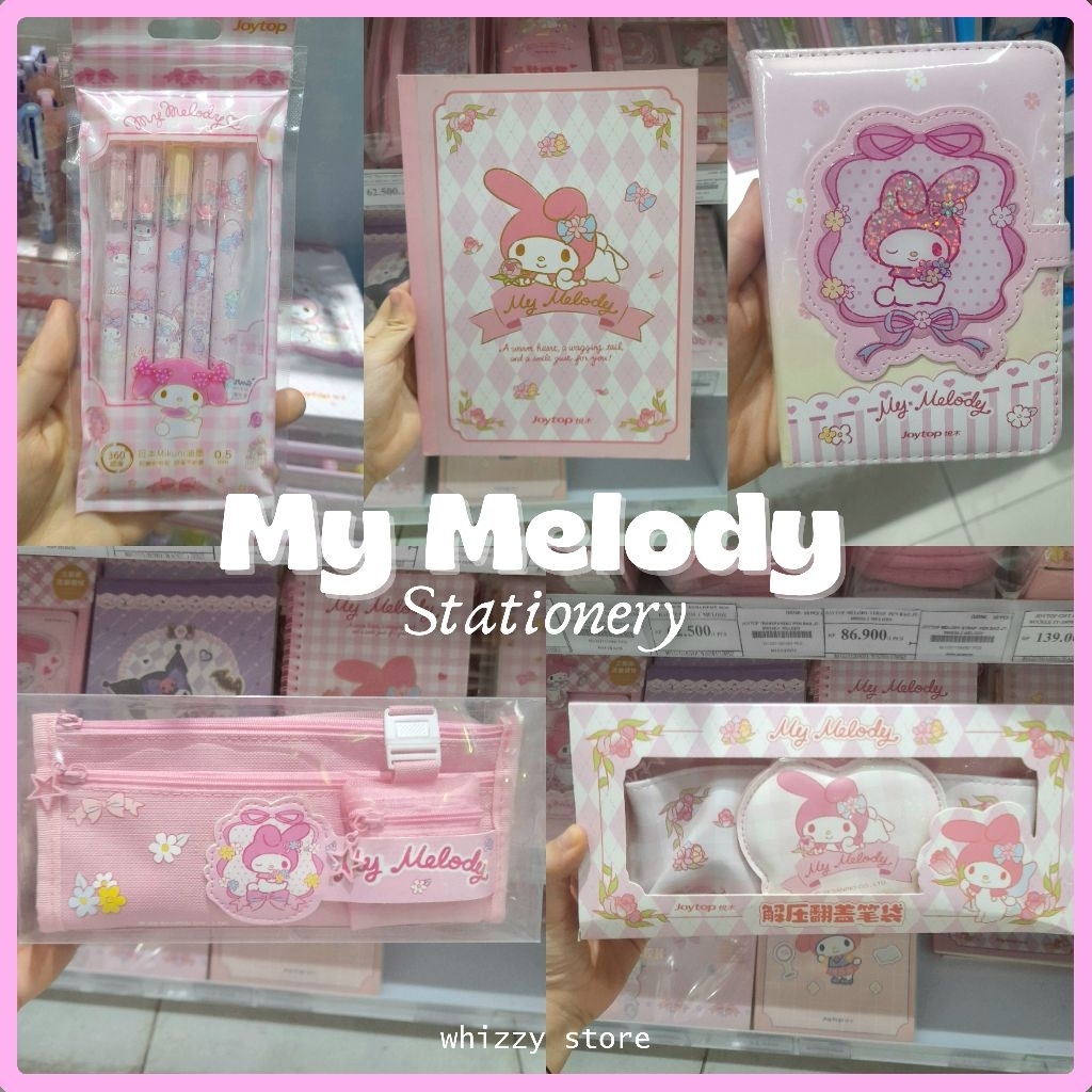 My Melody Stationery | My melody Alat tulis Aesthetic