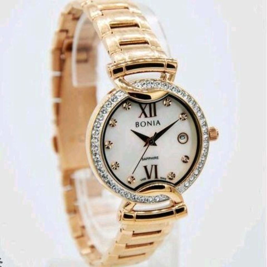 Jam Tangan Wanita BONIA BNB10415-2553S Kaca Sapphire Tahan Air Bergaransi 2 Tahun