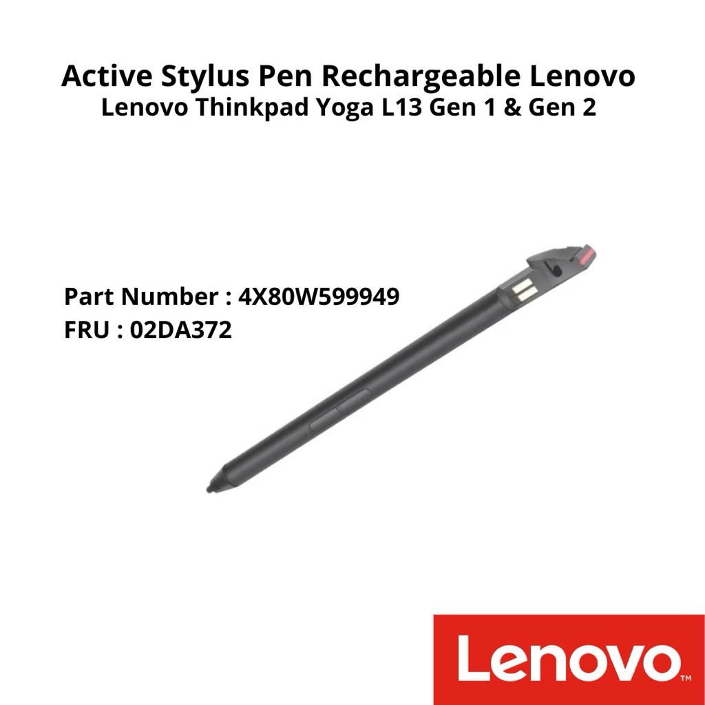(BEKAS) TERMURAH Active Stylus Pen Rechargeable Lenovo Thinkpad Yoga L13