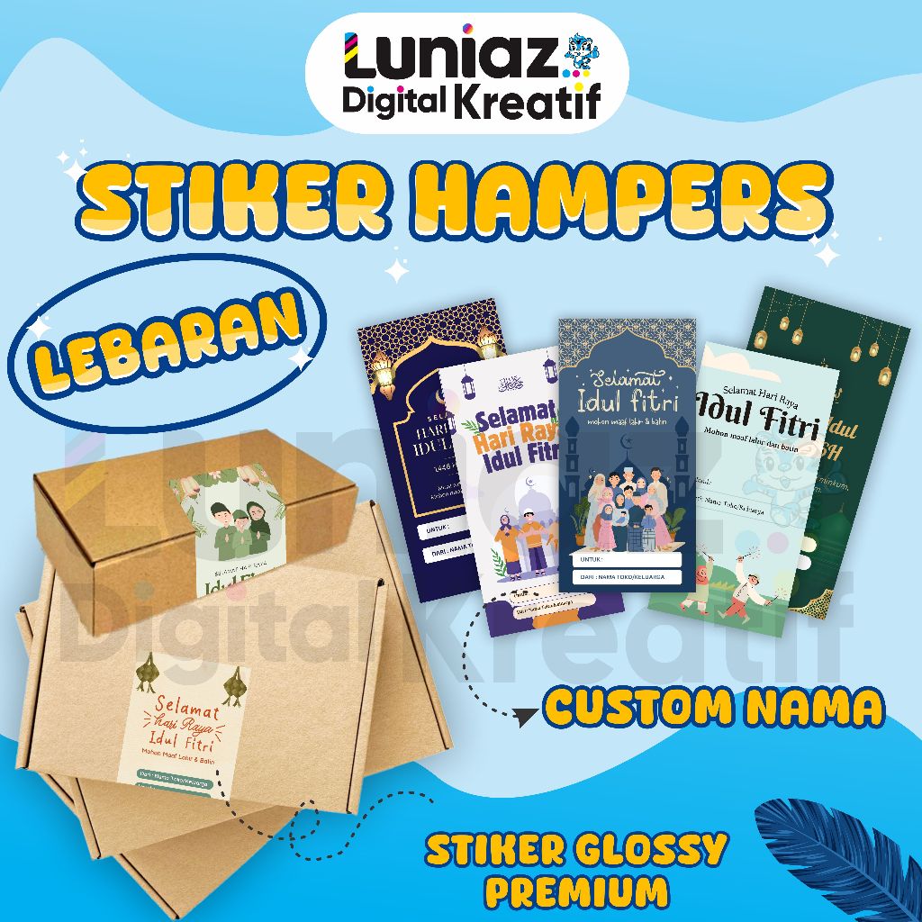 STIKER HAMPERS LEBARAN | STIKER HAMPERS | STIKER HAMPERS IDUL FITRI | STIKER MURAH | STIKER HAMPERS 