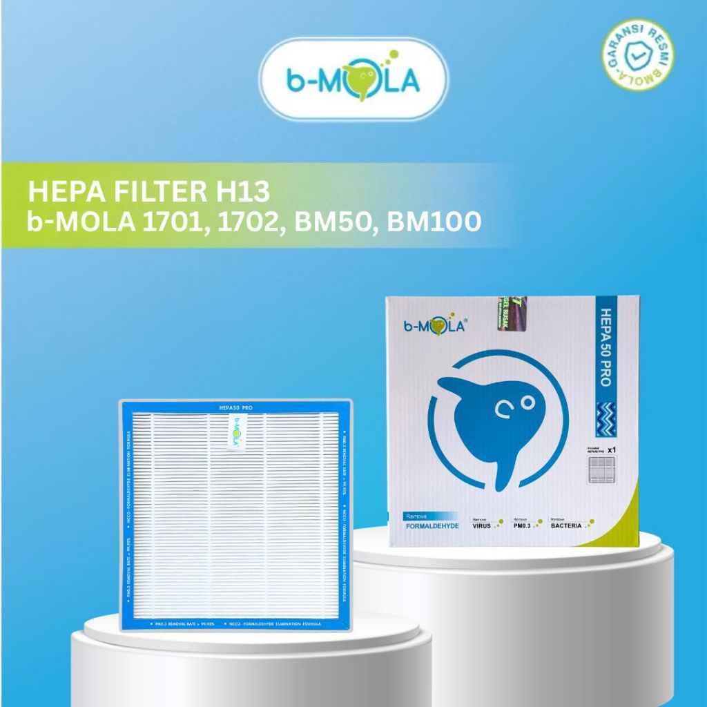 b-MOLA Air Purifier NCCO Filter b-MOLA 1701 1702 BM50 BM100 Decompose Virus dan Bakteri