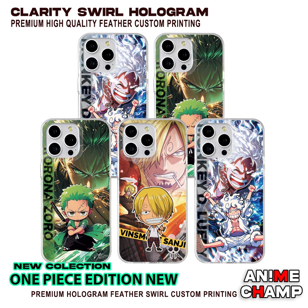 Casing One Piece Oppo A5 A3X A17 A15 A57 A5PRO RENO6 RENO10 RENO11 RENO12 AC632 Karakter Anime Case 