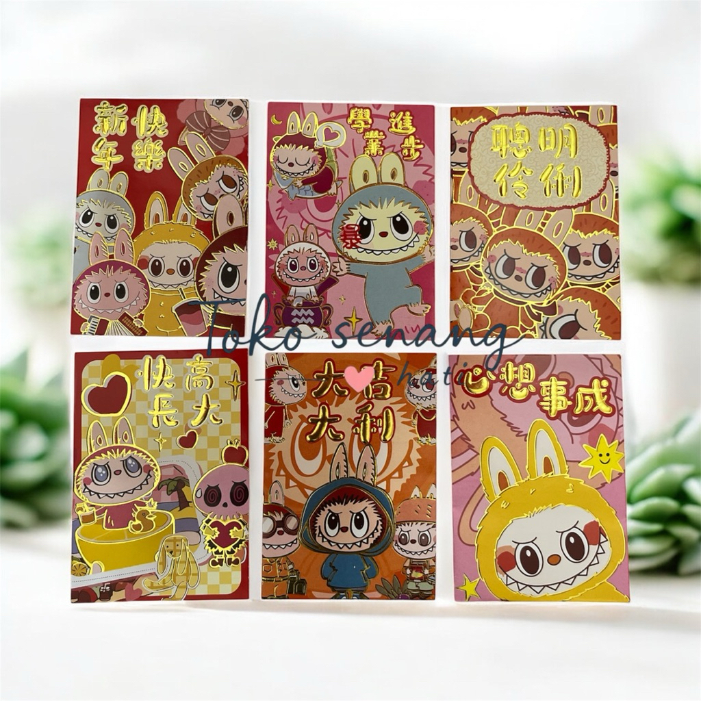 angpao Imlek labubu kecil / angpao imkek netral