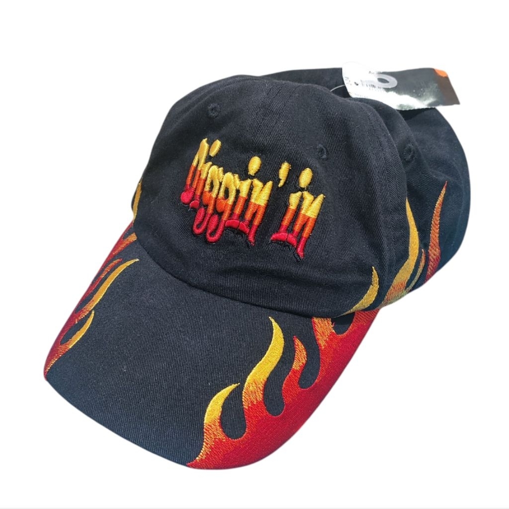 Topi Vintage flame api api nascar Deadstock