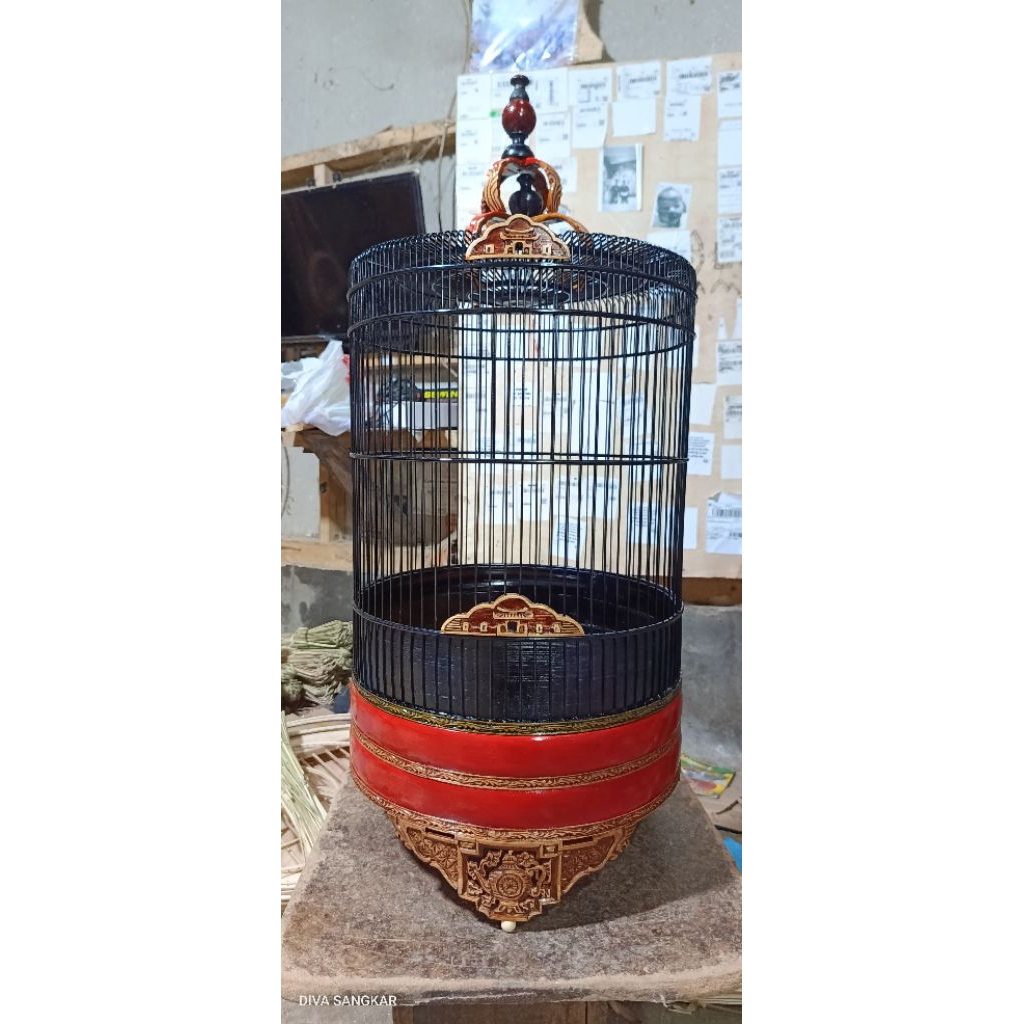sangkar branjangan ukir Teko