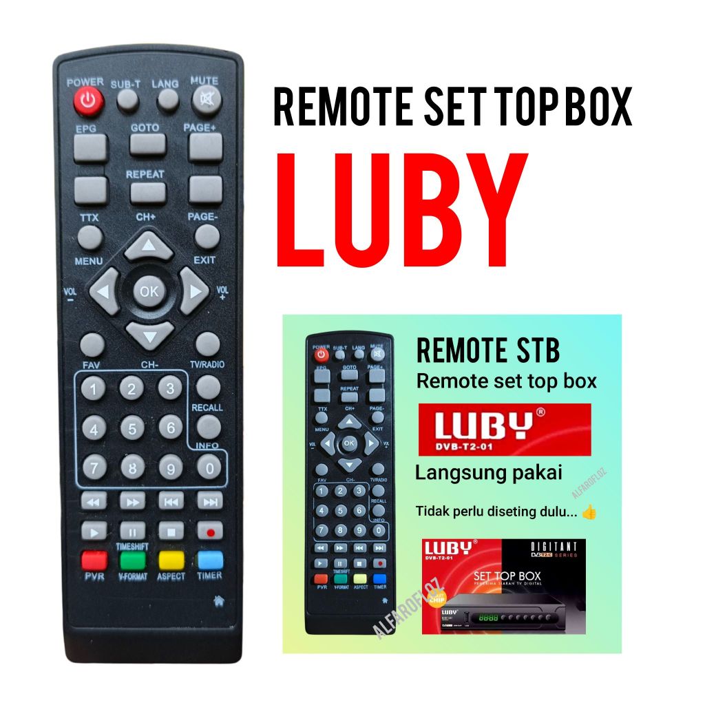 REMOTE UNTUK DIGITAL STB LUBY