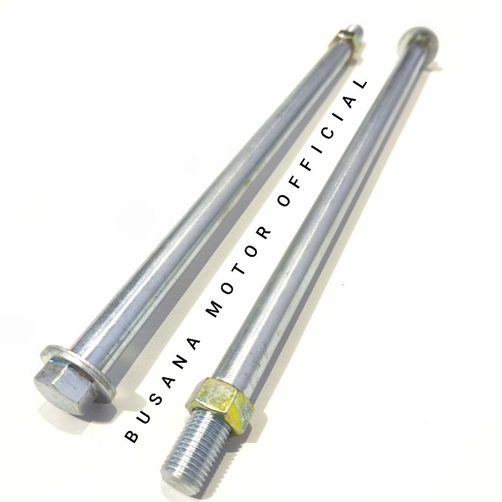 AS RODA DIAMETER 12MM DAN 15MM PANJANG 30CM / AS RODA SUPER PANJANG SUPER TRACK PANJANG 30CM /AS ROD