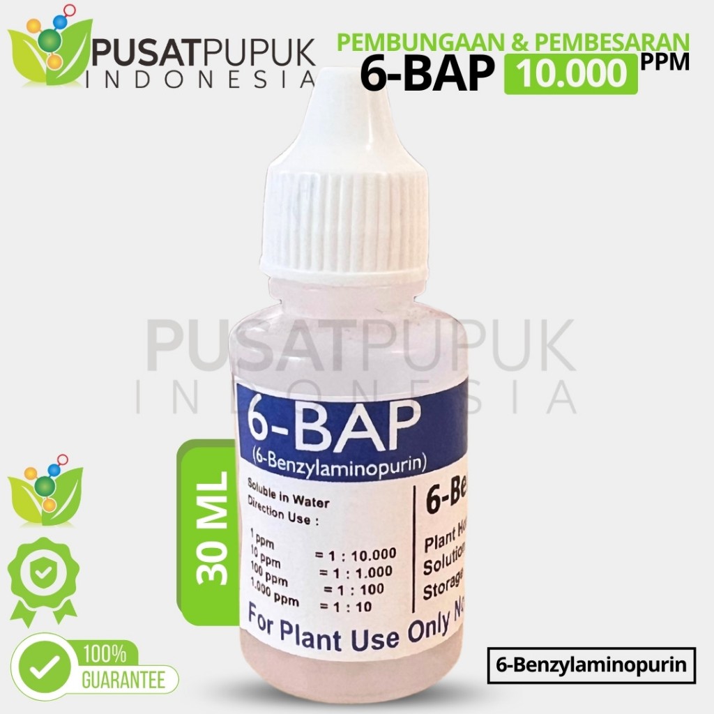 Hormon 6-BAP Biru Pupuk Tetes Penumbuh Tunas Bunga Tanaman Anggrek 30ML