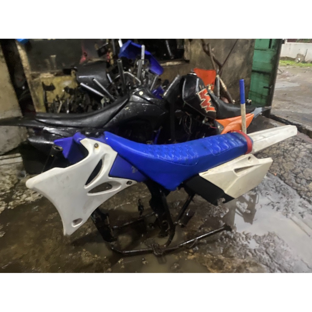 body kx85 set rangka gl pnp mesin megapro verza