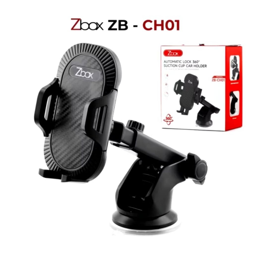 Holder Mobil Zbox CH01 - Sandaran Hp Mobil - Dudukan Hp Mobil - Aksesoris Mobil Zbox Original - Hold
