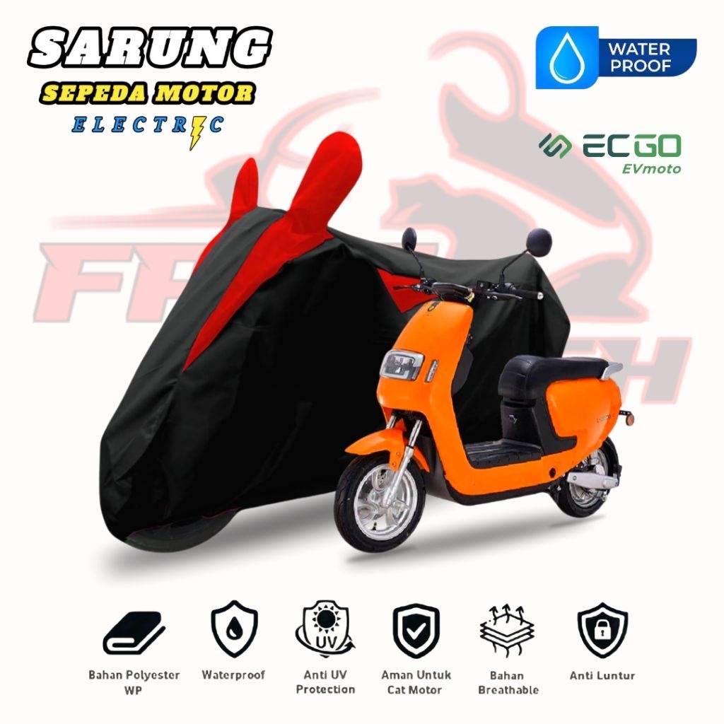 Sarung sepeda motor listrik Ecgo Series, Volta Series, Exotic Series, Uwinfly Series | Waterproof & 