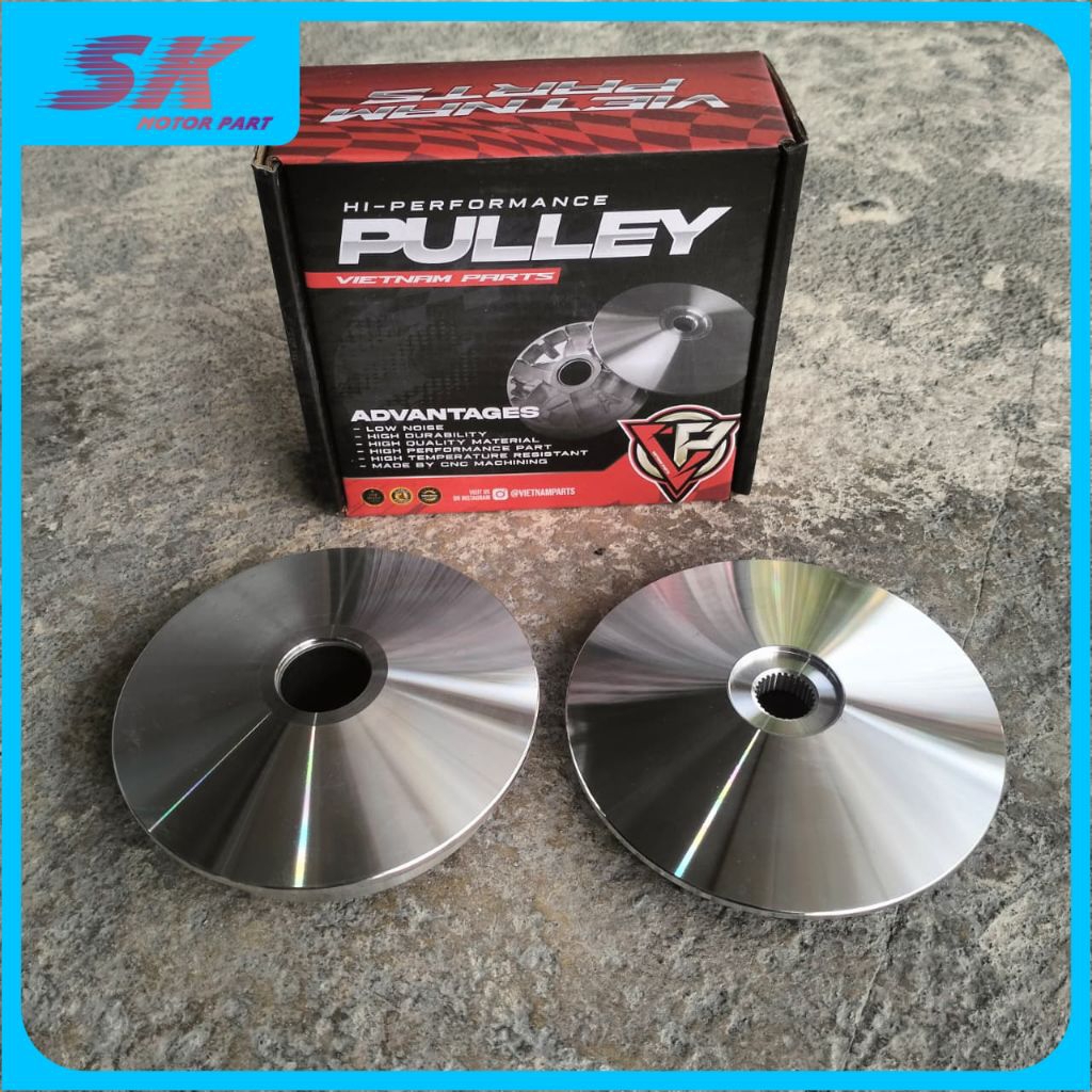 PULLY RUMAH + KIPAS BUBUT BEAT K44 VIETNAM PARTS