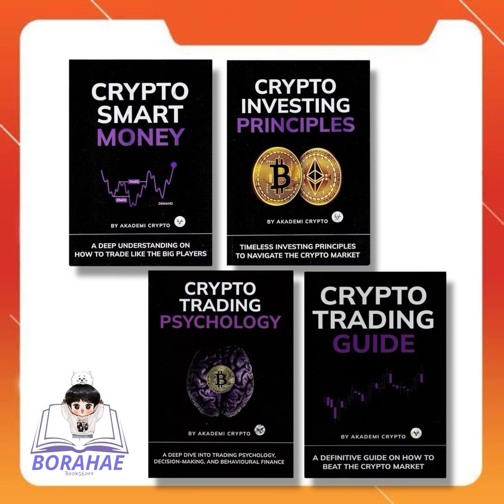 BUKU CRYPTO SMART MONEY // BUKU CRYPTO INVESTING PRINCIPLES // BUKU CRYPTO TRADING PSYCHOLOGY // CRY
