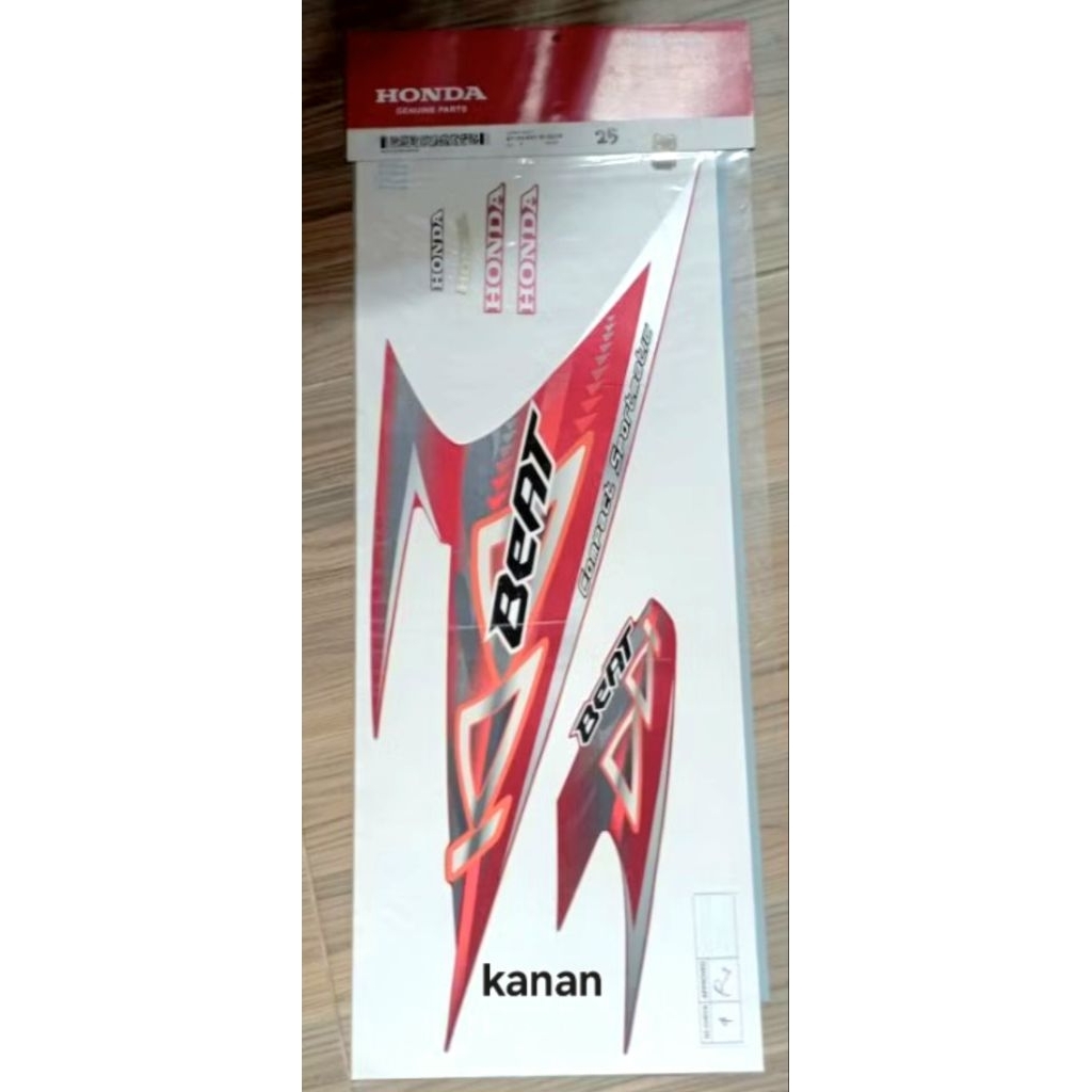Striping honda beat 2012 original AHM sebelah kanan