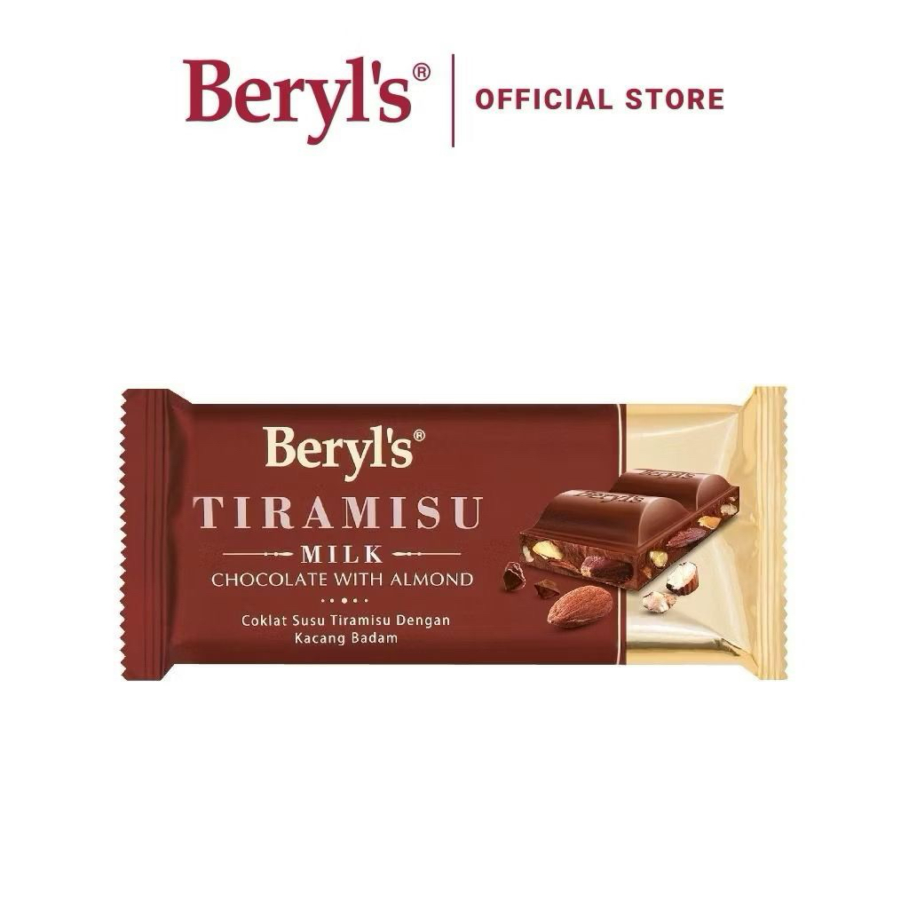 BERYL’S TIRAMISU MILK CHOCOLATE WITH ALMOND