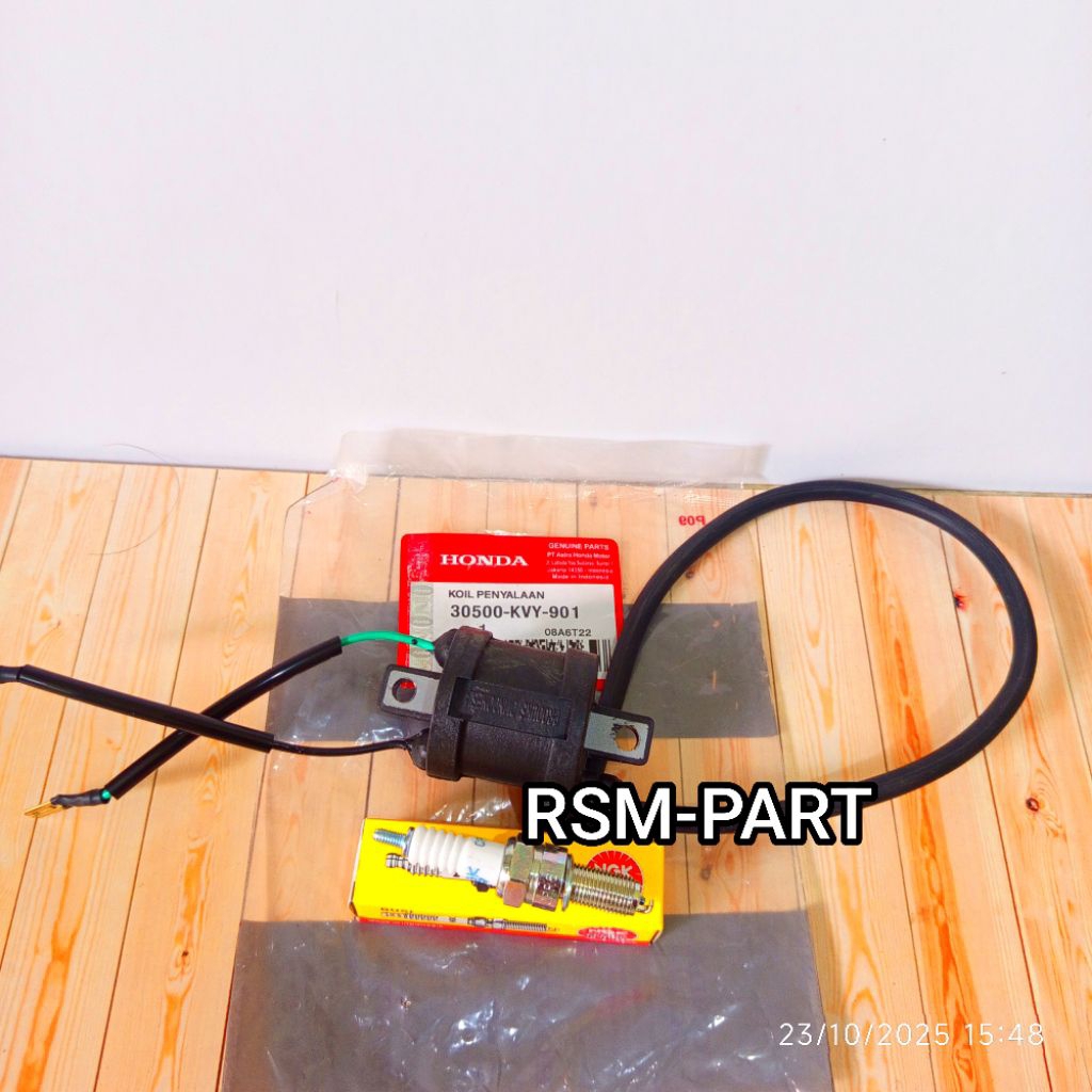 KOIL COIL + BUSI KVY HONDA BEAT KARBU SCOOPY KARBU SPACY KARBU ORIGINAL