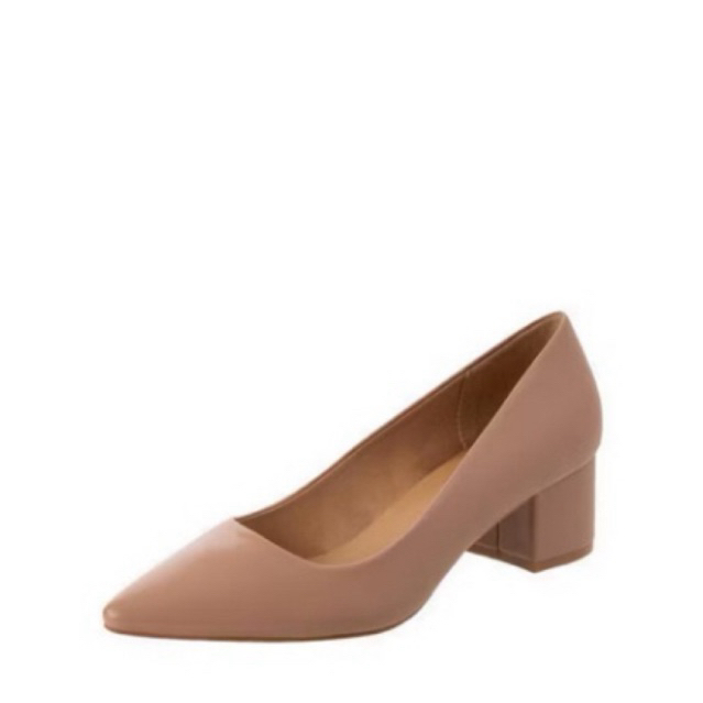 payless fioni block heels nude