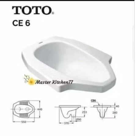 kloset jongkok / toilet jongkok toto c