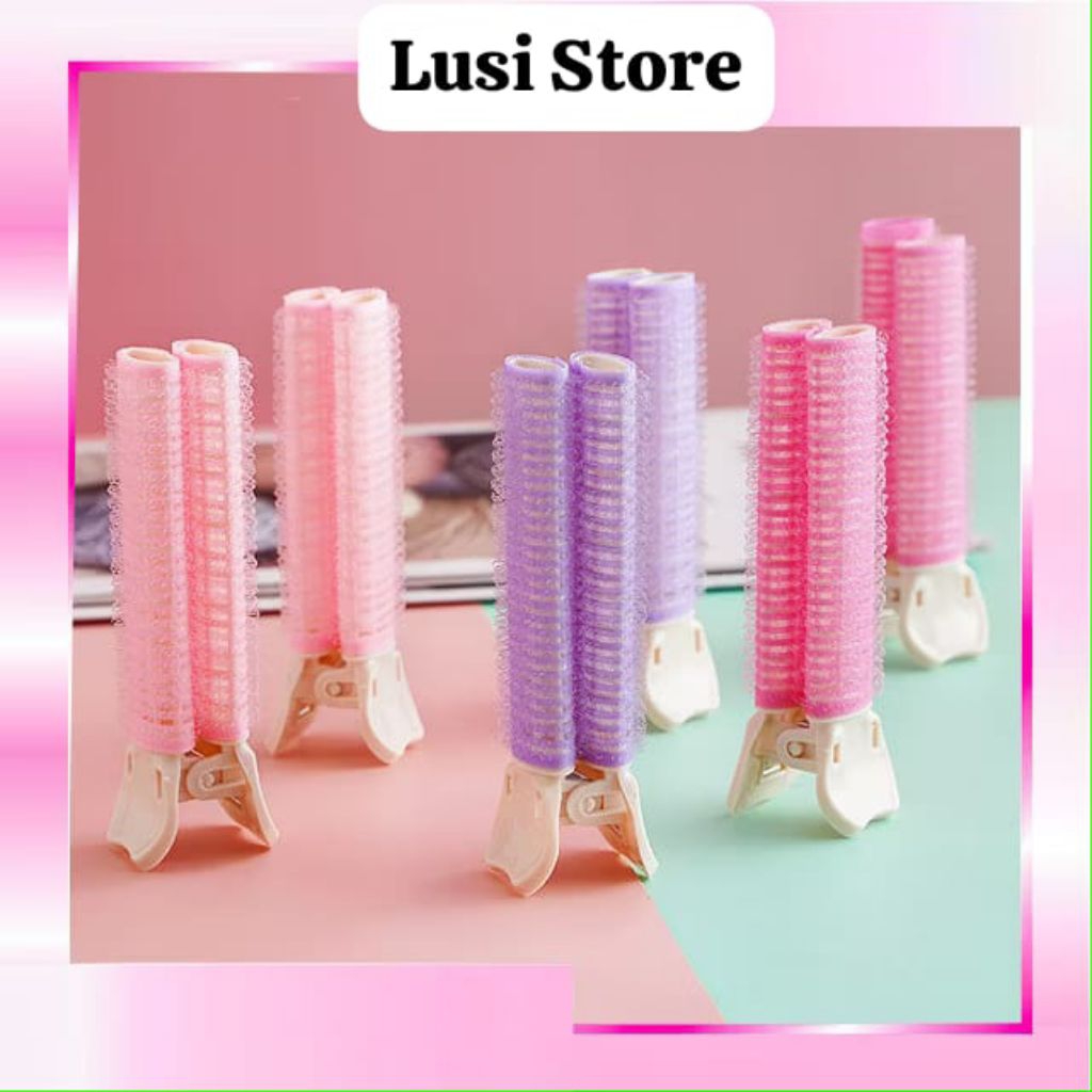 Jepit Rambut Gulung / Roll Rambut Jepit Untuk Poni / Roll Rambut Jepit
