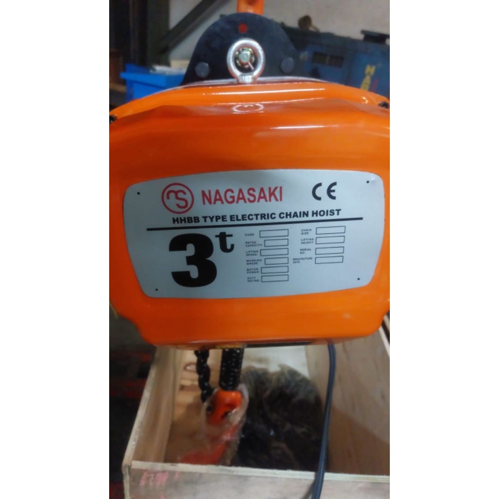 chain block listrik 1 ton