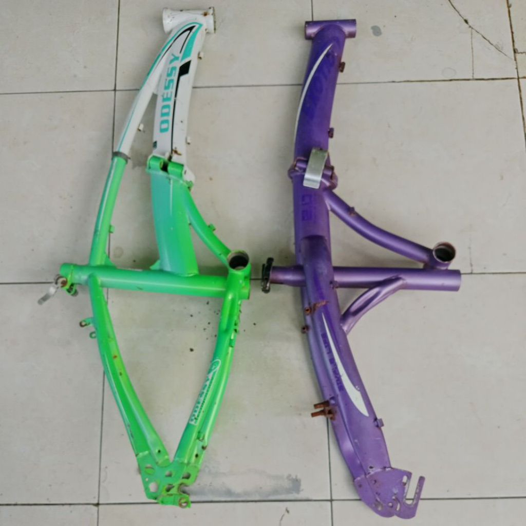 frame sepeda lipat  bekas uk 20"