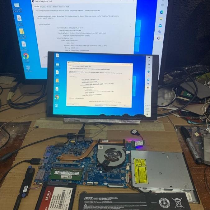 Motherboard Mainboard Mobo Laptop Acer A514-51KG i5 i3 Dual VGA