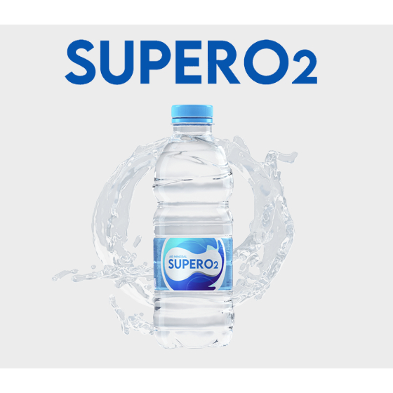 Air Mineral Super O2 200 ml | Super O2 1 krat isi 24 botol | Air Mineral Super O2 200 ml x 24 pcs