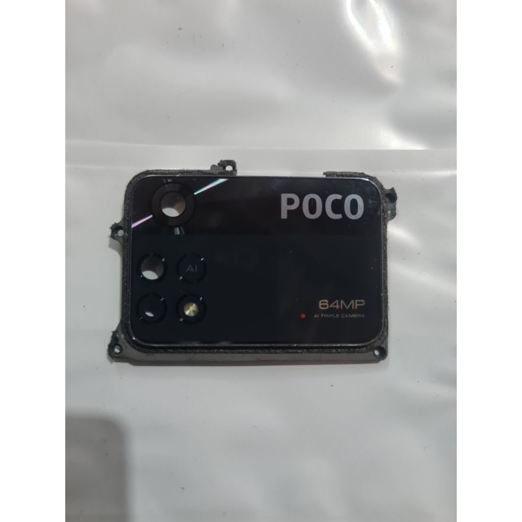 PENUTUP MESIN KACA KAMERA POCO M4 PRO ORIGINAL COPOTAN
