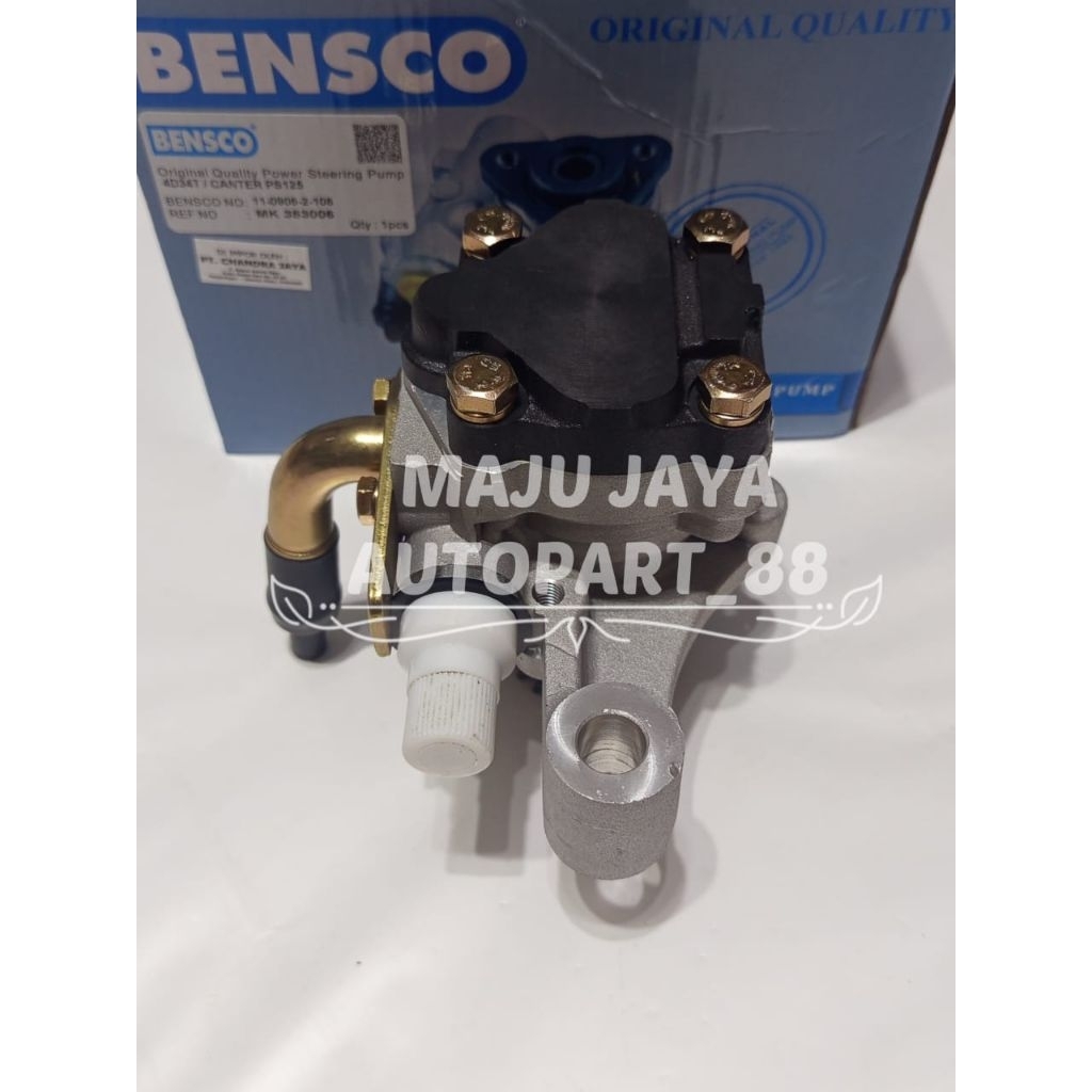 POMPA POWER STEERING MITSUBISHI CANTER PS125 PS125T ASLI ORIGINAL BENSCO MK 383006