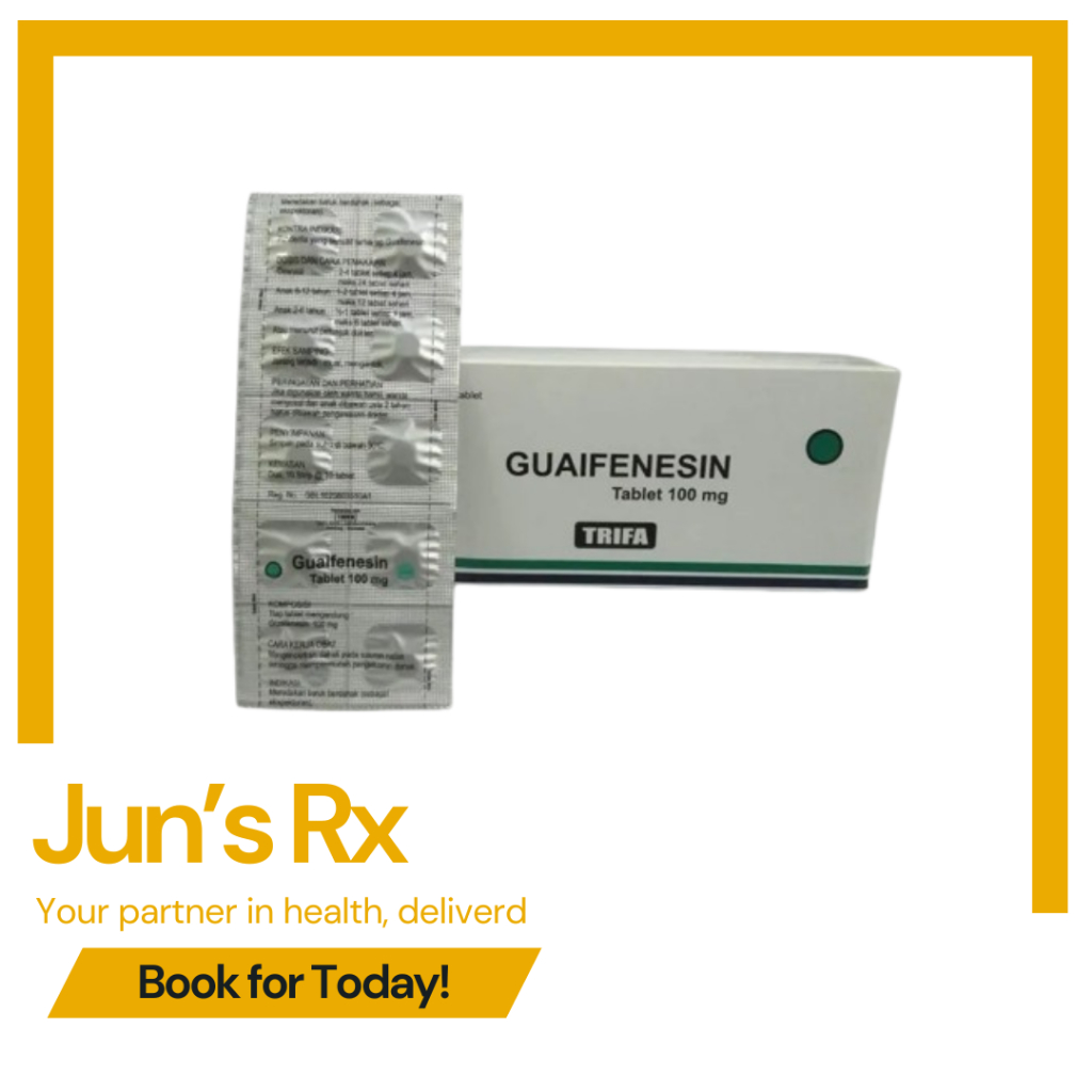 Guaiafenesin Box 100 Tablet | GG | Batuk Berdahak - Trifa