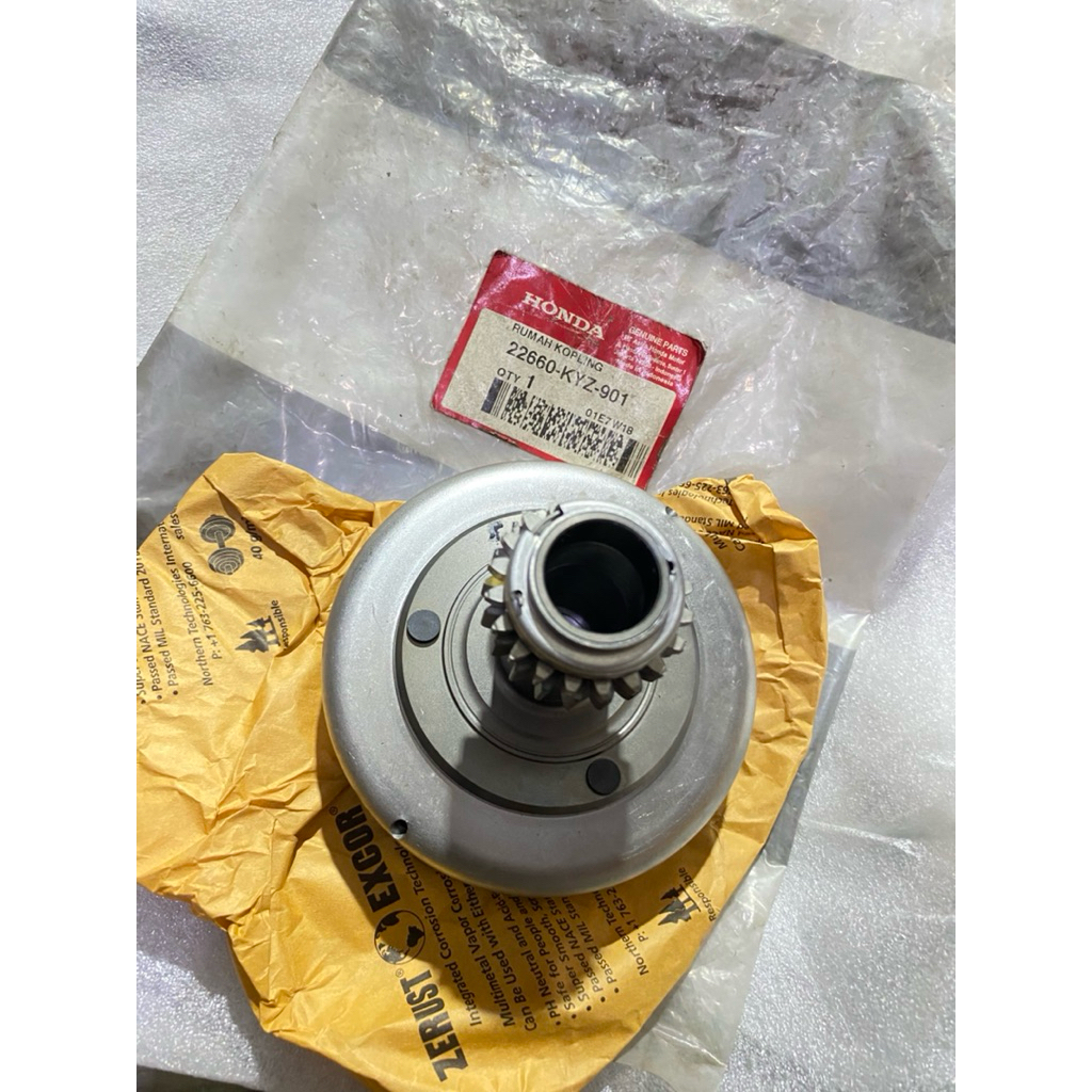 22660-KYZ-901 RUMAH MANGKOK LONCENG KAMPAS GANDA KOPLING LONCENG KYZ SUPRA X 125 HELM IN KARBU OUTER