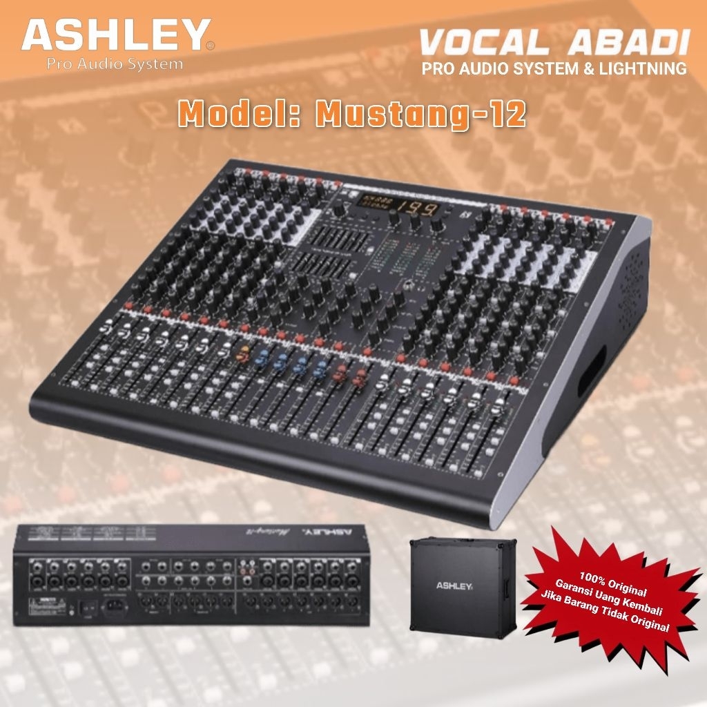 MIXER AUDIO ASHLEY MUSTANG 12