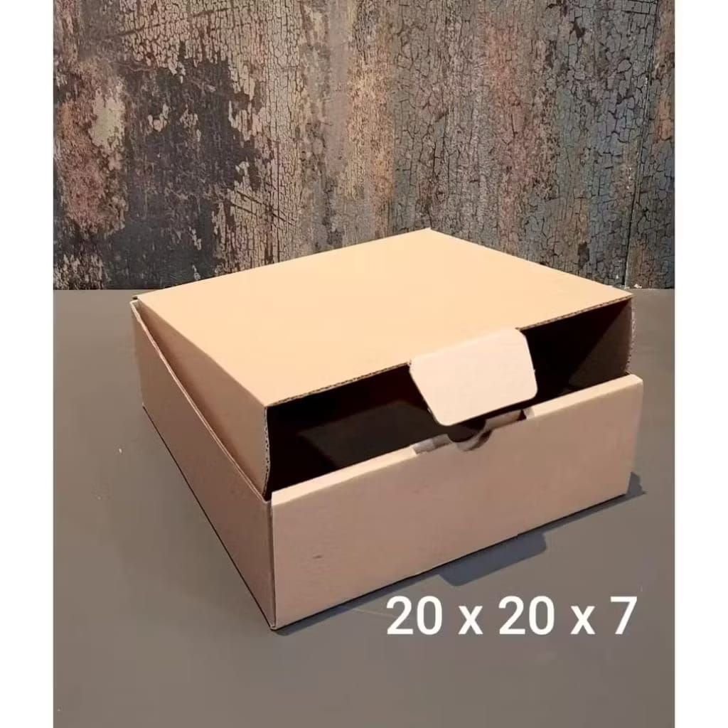 NEW Kardus 20x20x7 Box 20x20x7 Kotak 20x20x7 Kardus Hampers Box Hampers Kotak Hampers Kotak Kue Box 