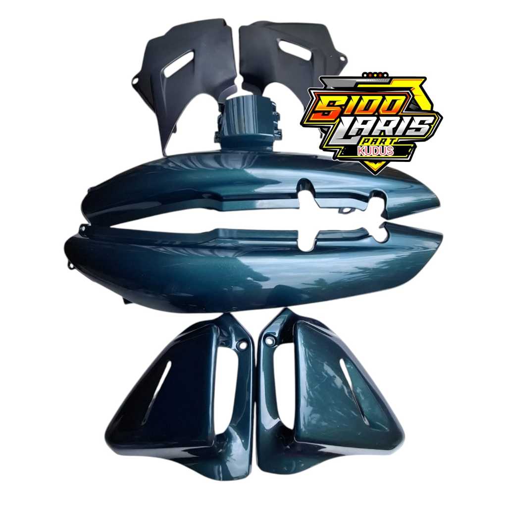 cover tangki sayap tangki Honda Tiger 2000 Tiger lama Tiger lawas Hijau botol set bodi tiger