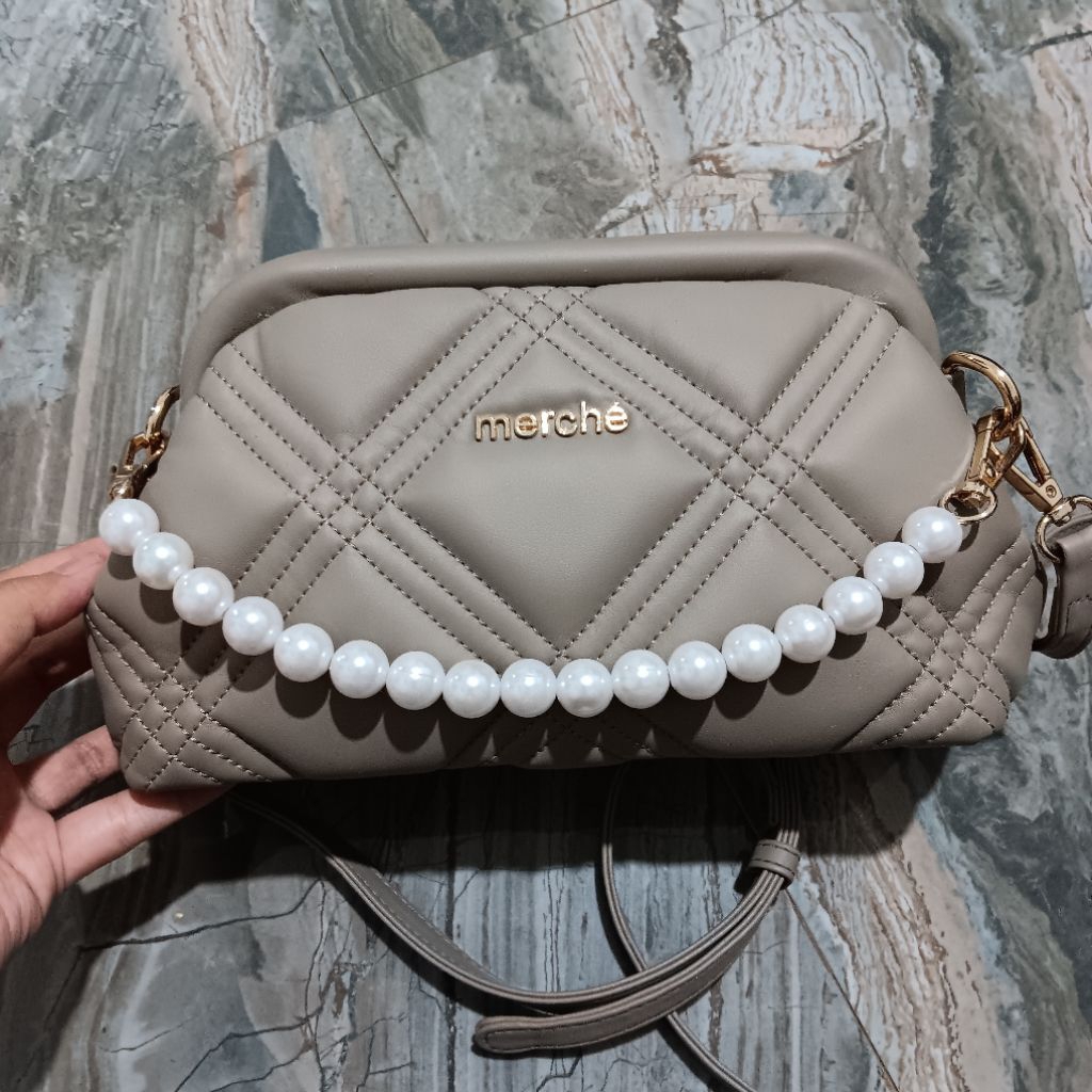 PRELOVED Merche - Tas Eloise Bag Slingbag Ash Grey