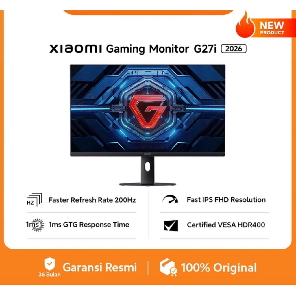 XiAOMi Gaming Monitor G27i | RR 165Hz - AMD FreeSync Premium - Monitor G27i