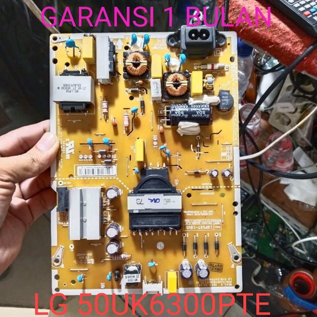 POWER SUPPLY TV LG 50UK6300PTE 50UK6300 / PSU MESIN TV LED LG 50UK6300 PTE