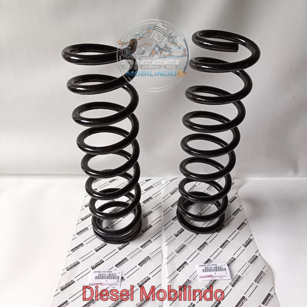 Per keong Coil spring belakang rear rr Toyota Fortuner 1set
