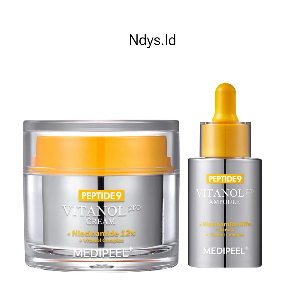 MEDIPEEL Peptide 9 Vitanol Ampoule Pro 30ml / MEDIPEEl Peptide 9 Vitanol PRO Cream 50ml