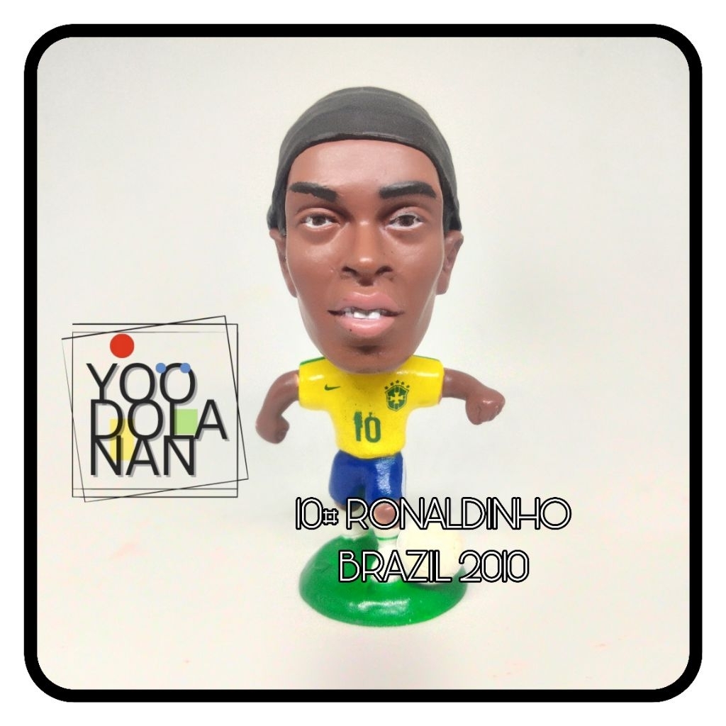 10# RONALDINHO - BRAZIL 2010 KODOTO SOCCERWE FIGURE PEMAIN BOLA