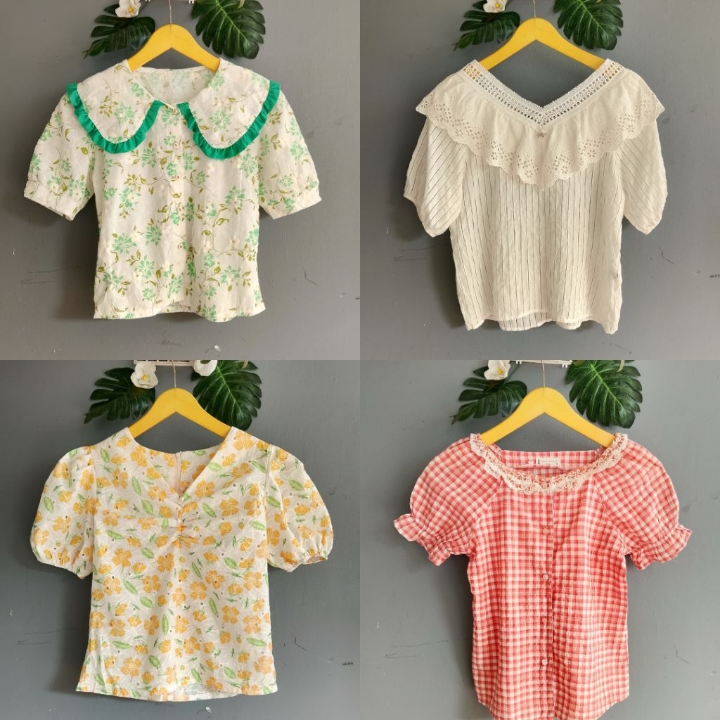 HARGA MULAI 10K TOP/ATASAN LENGAN PENDEK & SLEEVELESS YUKENSI LUCU